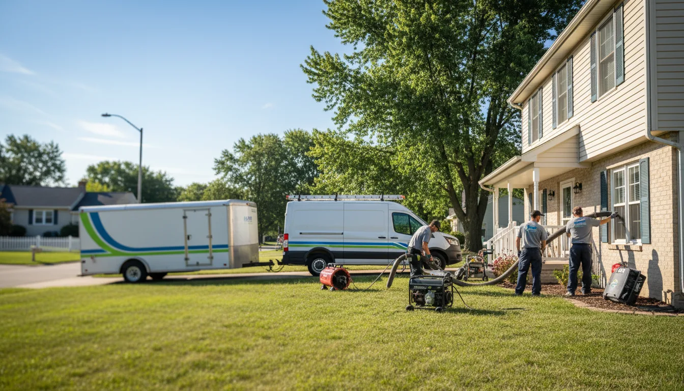 Flooded Basement Restoration And Cleanup With Repair in Pompeys Pillar, MT near me